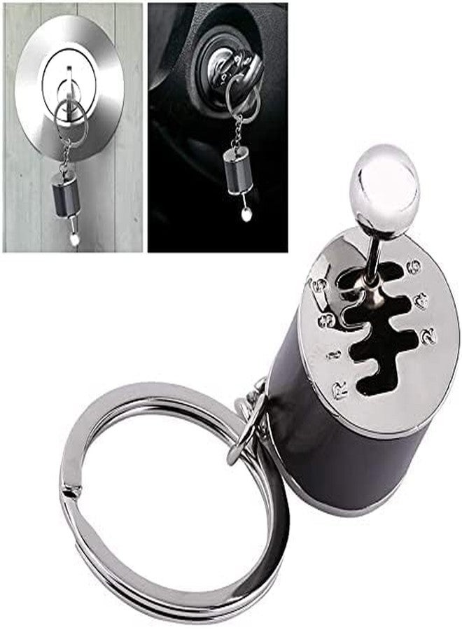 siddhmurti Gear Transmission Fidget Gear Keychain | 6 Speed Shiftable Gear Knob Keychain | Gear Box Keychain | Transmission Shift Gear Box Fidget Toy (Random Colour) - Image 5